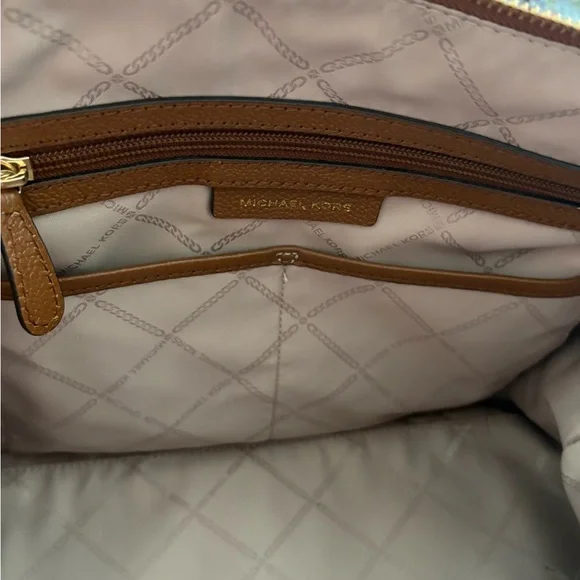 Michael Kors Tan Leather Tote - Picture 7 of 8